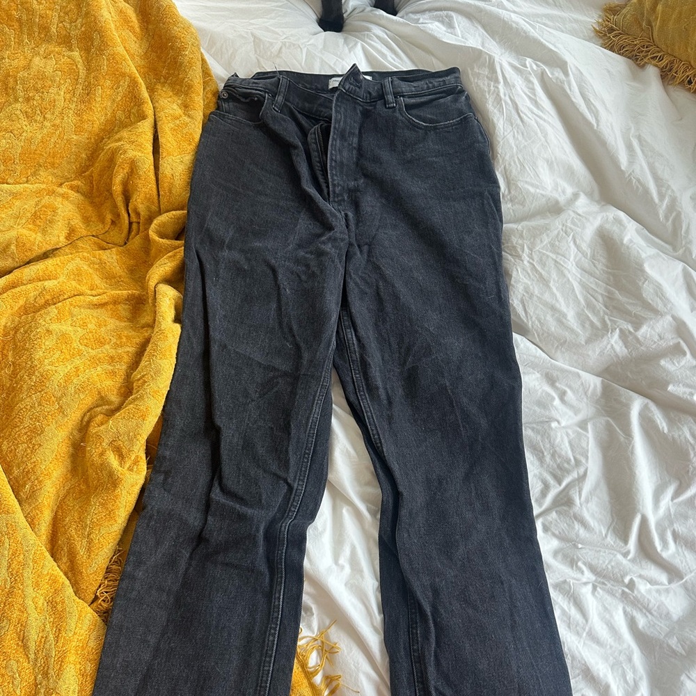 Abercrombie 90’s straight ultra high rise jeans sz27